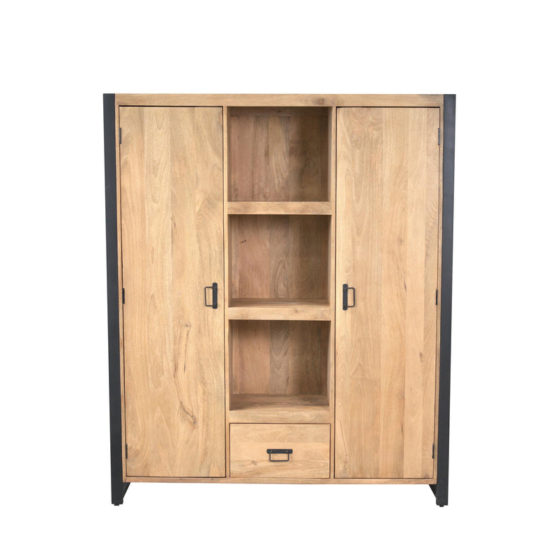 Bücherregal Britt Natur Mangoholz 150 cm