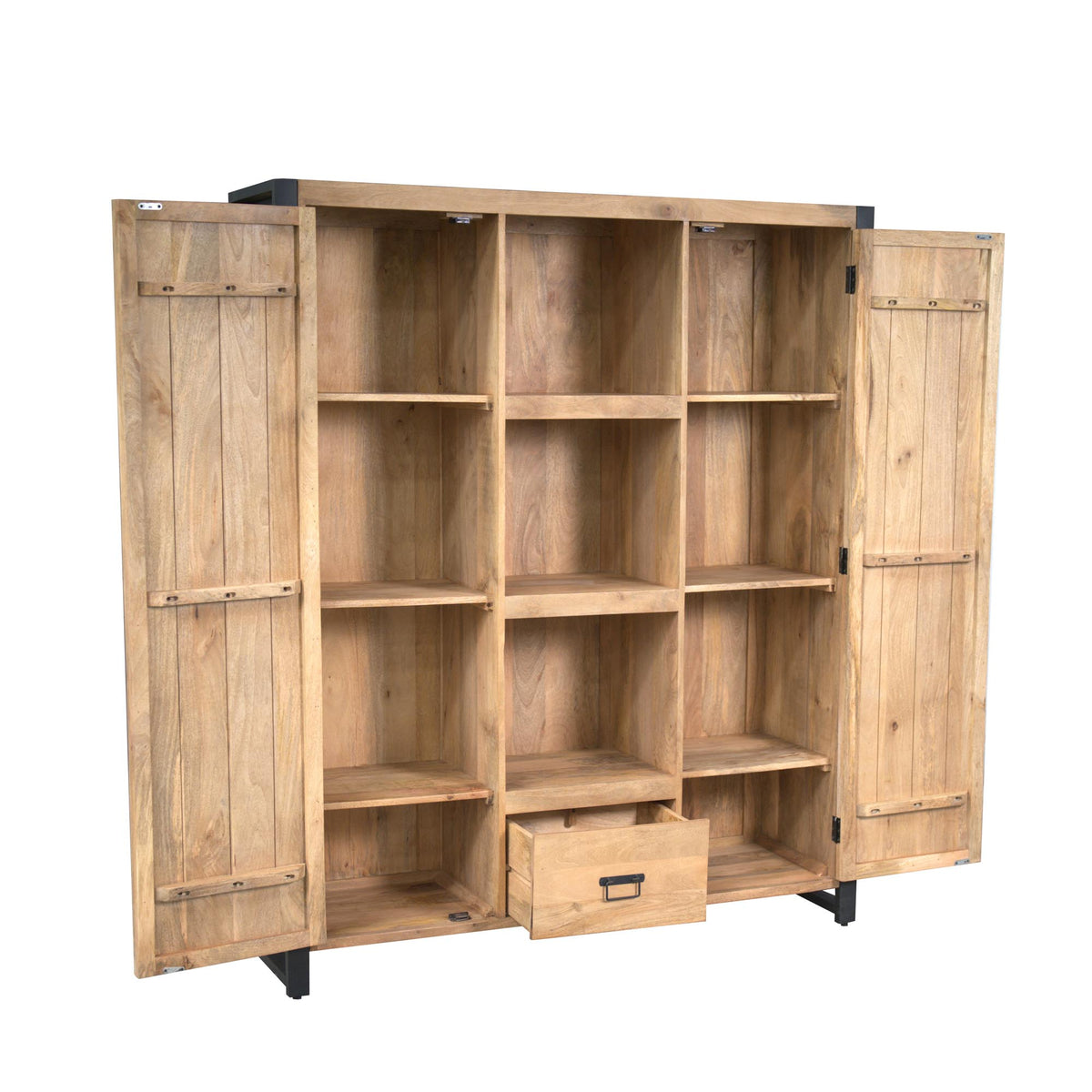 Bücherregal Britt Natur Mangoholz 150 cm