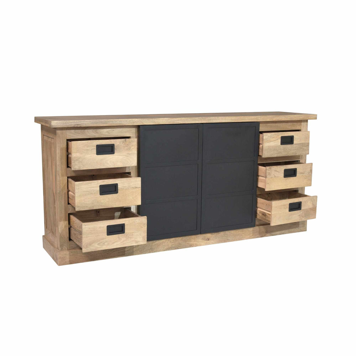 Sideboard Noa Natur Mangoholz in 2 Größen
