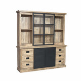 Vitrine Noa Natur Mangoholz in 3 Größen