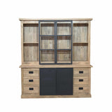 Vitrine Noa Natur Mangoholz in 3 Größen