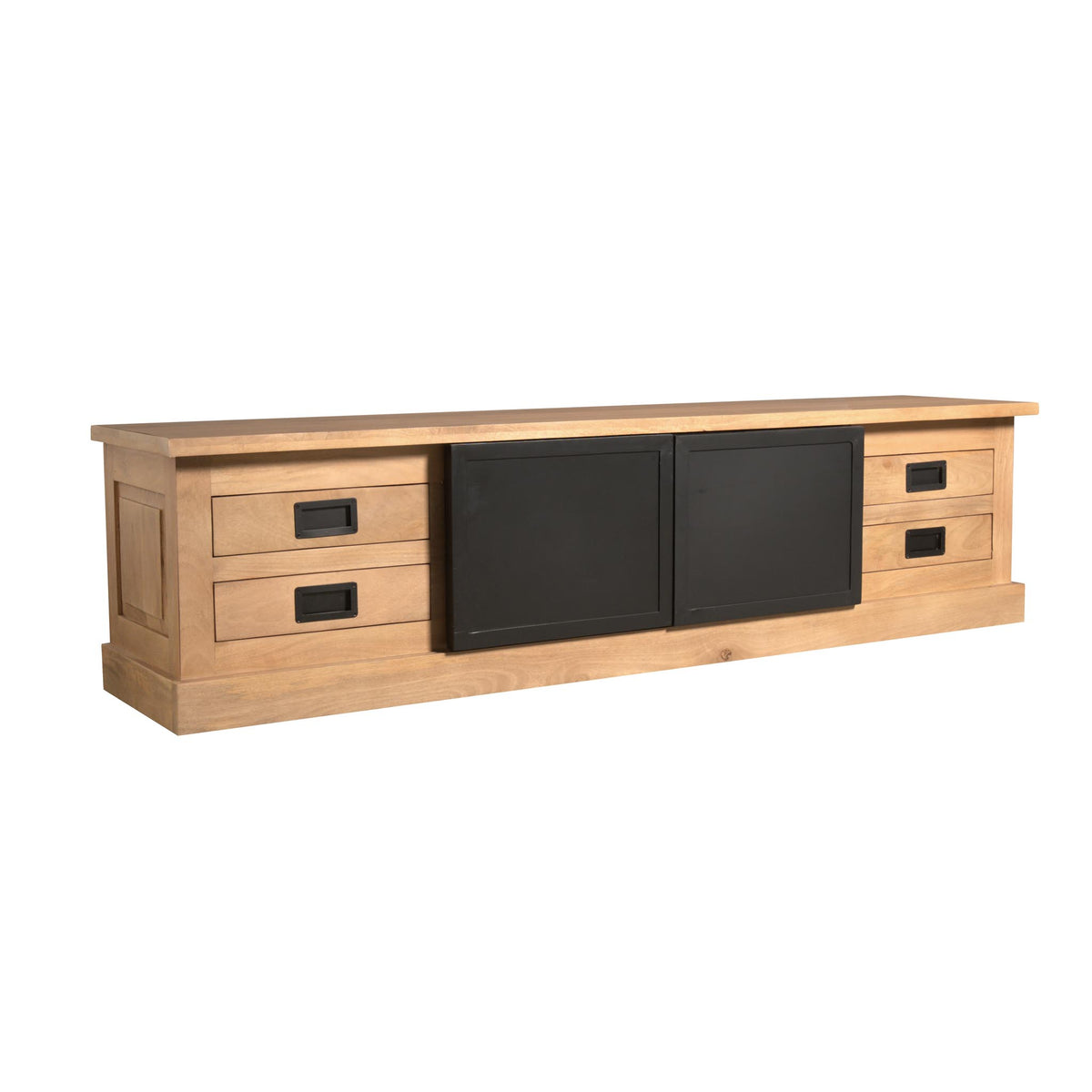 TV-Lowboard Noa Natur Mangoholz in 2 Größen