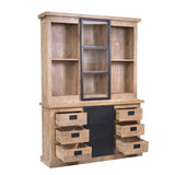 Vitrine Noa Natur Mangoholz in 3 Größen