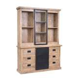 Vitrine Noa Natur Mangoholz in 3 Größen