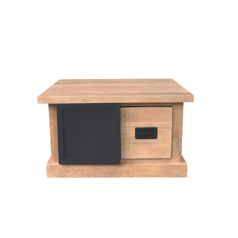 Couchtisch quadratisch Noa Natur Mangoholz 80 cm
