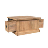 Couchtisch quadratisch Noa Natur Mangoholz 80 cm