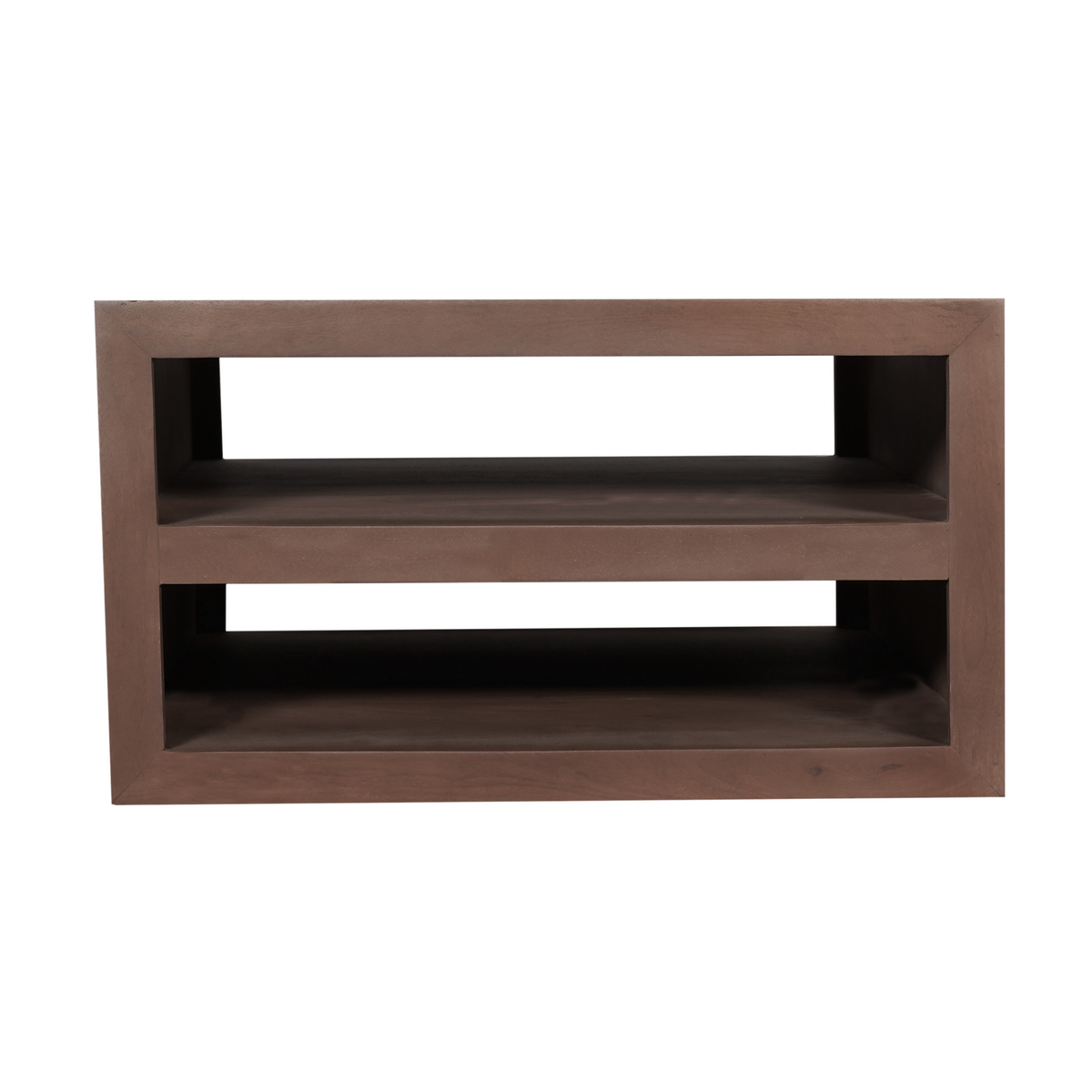 Couchtisch quadratisch Brussel Nussbaum Mangoholz 80 cm