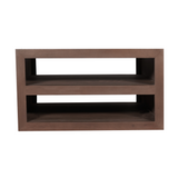 Couchtisch quadratisch Brussel Nussbaum Mangoholz 80 cm