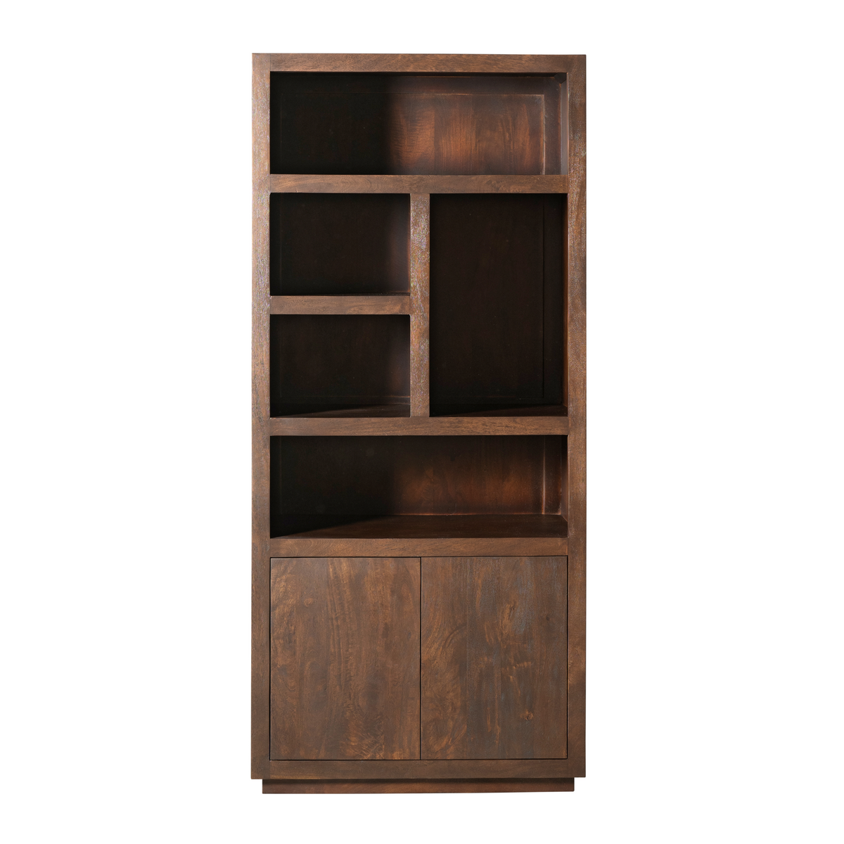 Regal Brussel Braun Mangoholz 90 cm