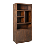 Regal Brussel Braun Mangoholz 90 cm