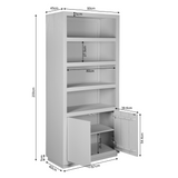 Bücherregal Brussel Braun Mangoholz 90 cm