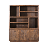 Regal Brussel XL Braun Mangoholz 160 cm