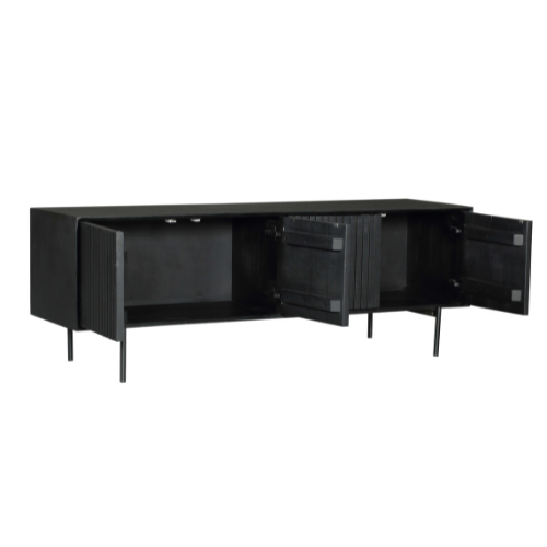 TV-Lowboard Madison Mangoholz massiv, in 3 Farben, 165 bis 210 cm
