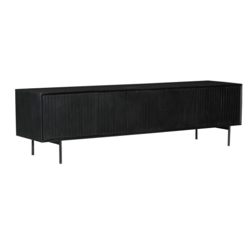 TV-Lowboard Madison Mangoholz massiv, in 3 Farben, 165 bis 210 cm
