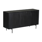 Sideboard Madison Schwarz Mangoholz in 2 Größen