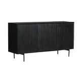 Sideboard Madison Schwarz Mangoholz in 2 Größen
