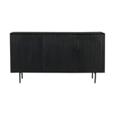 Sideboard Madison Schwarz Mangoholz in 2 Größen