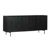 Sideboard Madison Schwarz Mangoholz in 2 Größen