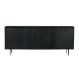 Sideboard Madison Schwarz Mangoholz in 2 Größen