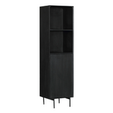 Bücherregal Madison Schwarz Mangoholz 55 cm
