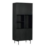 Regal Madison Schwarz Mangoholz 90 cm