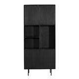 Regal Madison Schwarz Mangoholz 90 cm