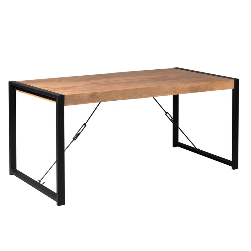 Esstisch rechteckig Boaz Natur Mangoholz 180 cm