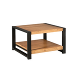 Couchtisch quadratisch Boaz Natur Mangoholz 80 cm