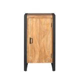 Flurschrank Boaz mit Tür Natur Mangoholz