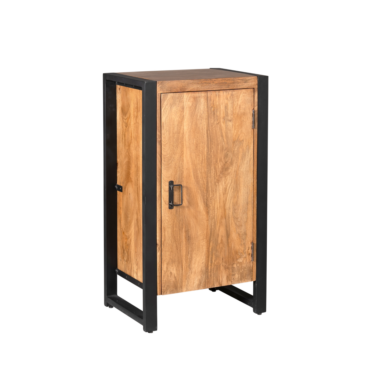 Flurschrank Boaz mit Tür Natur Mangoholz