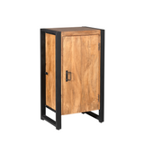 Flurschrank Boaz mit Tür Natur Mangoholz