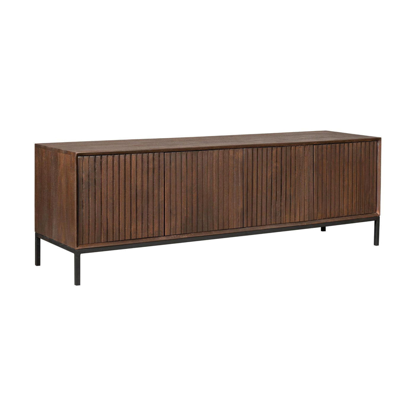 TV-Lowboard Madison Mangoholz massiv, in 3 Farben, 165 bis 210 cm