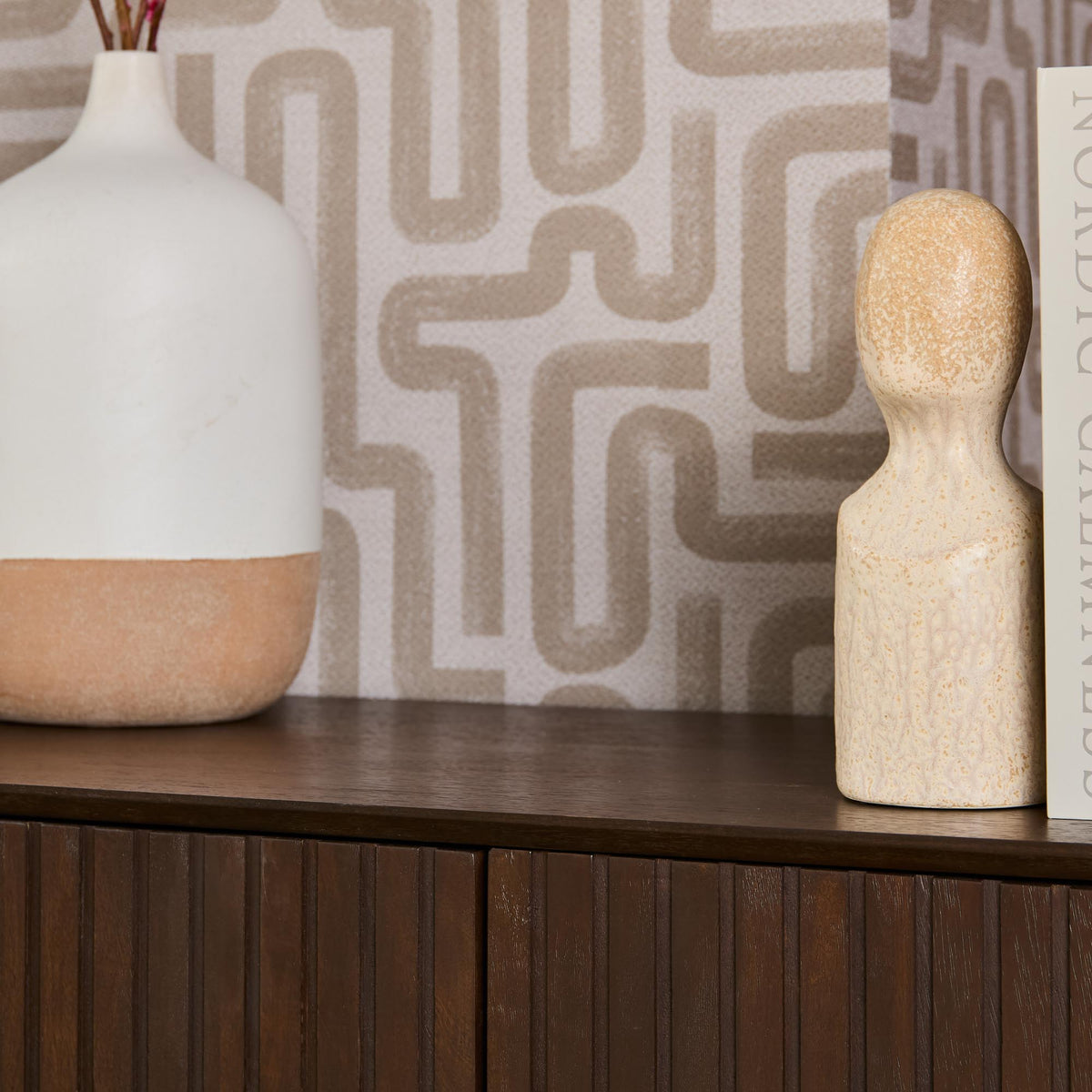 Sideboard Madison Braun Mangoholz 210 cm