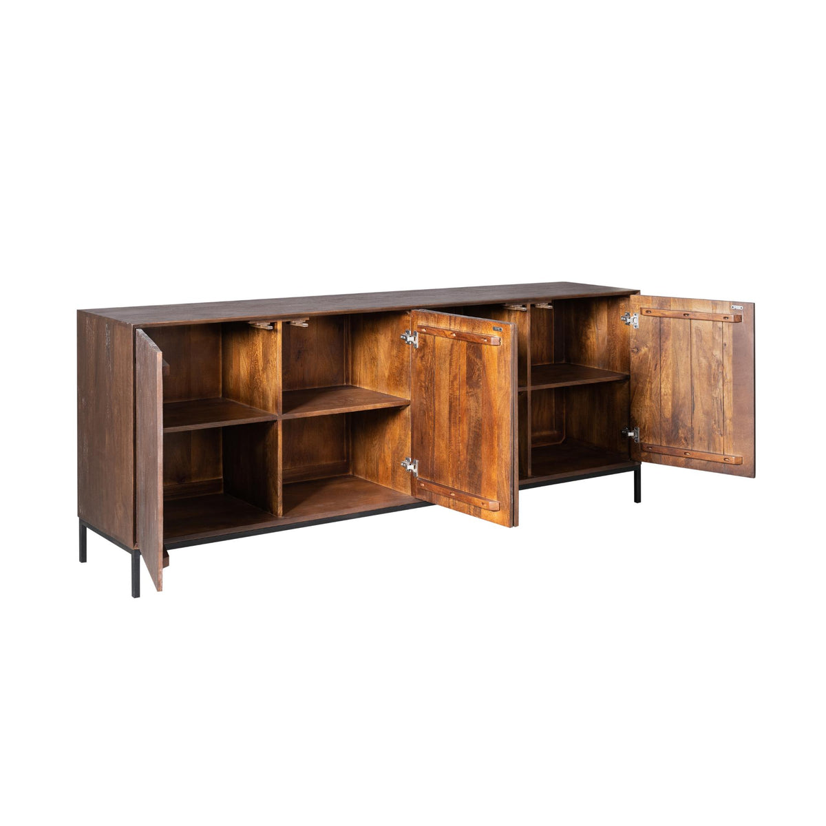 Sideboard Madison Braun Mangoholz 210 cm