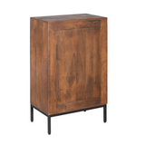 Weinschrank Madison Braun Mangoholz 55 cm