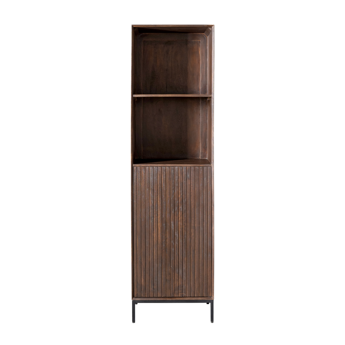 Bücherregal Madison Braun Mangoholz 55 cm
