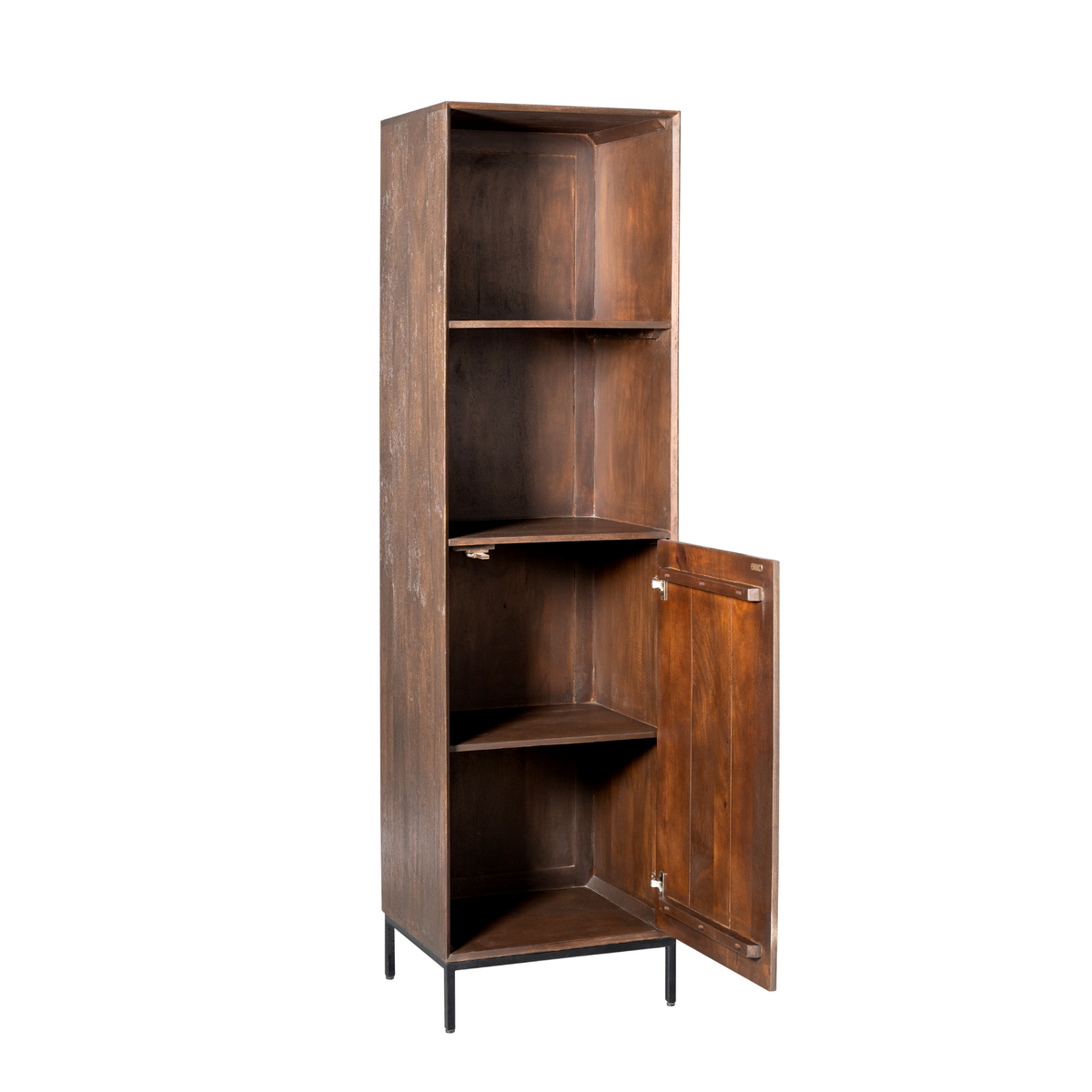 Bücherregal Madison Braun Mangoholz 55 cm