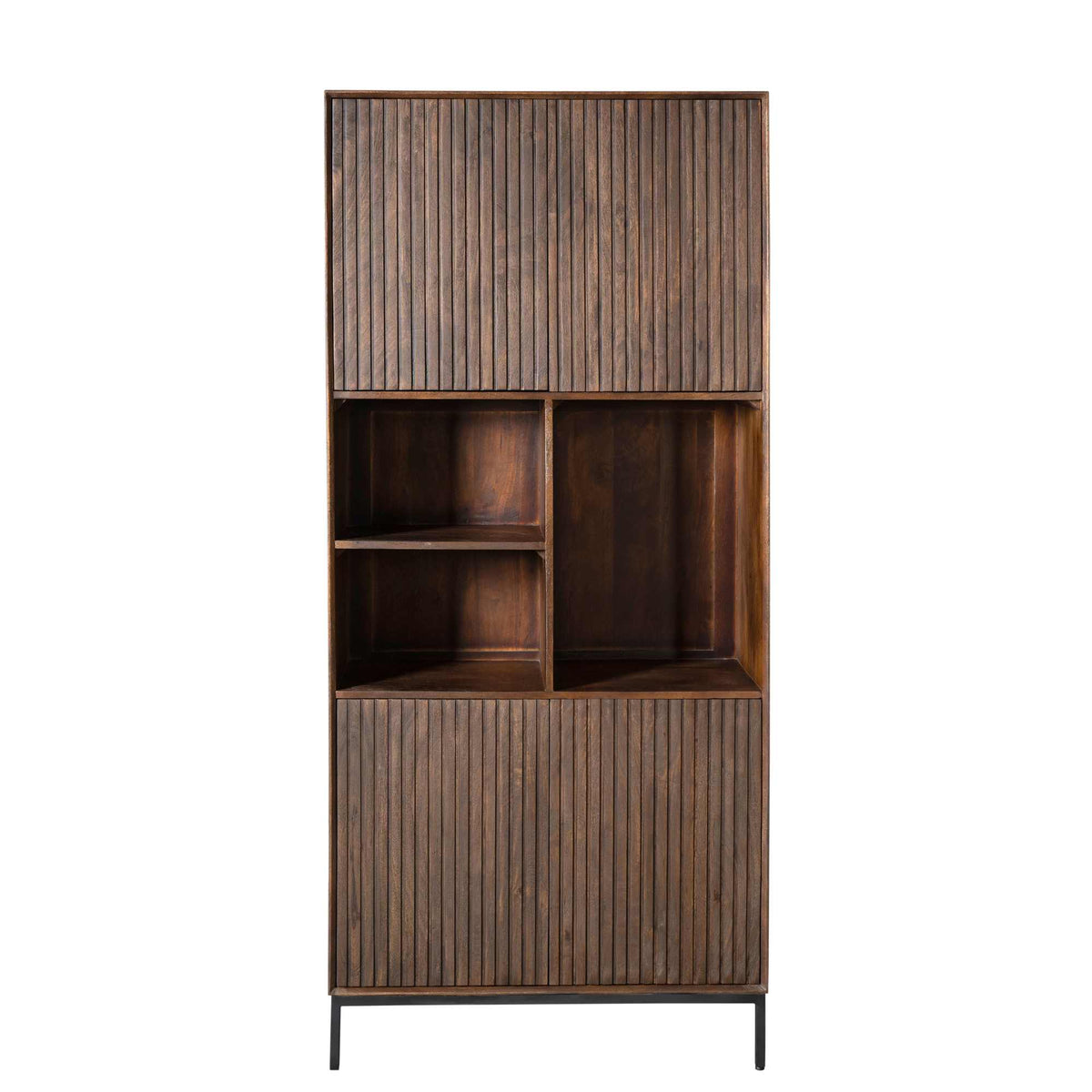 Regal Madison Braun Mangoholz 90 cm