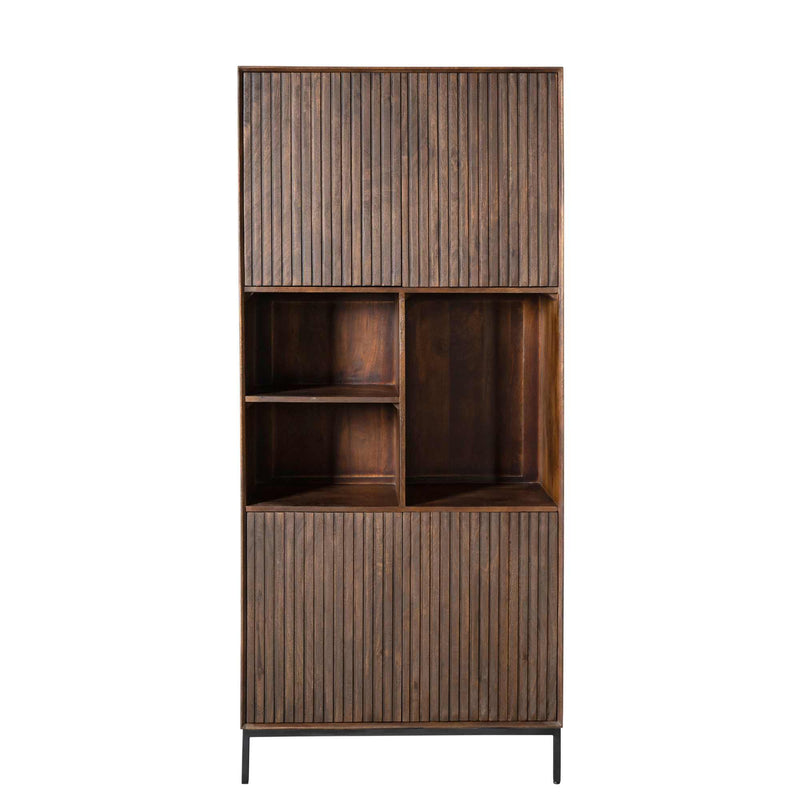 Regal Madison Braun Mangoholz 90 cm
