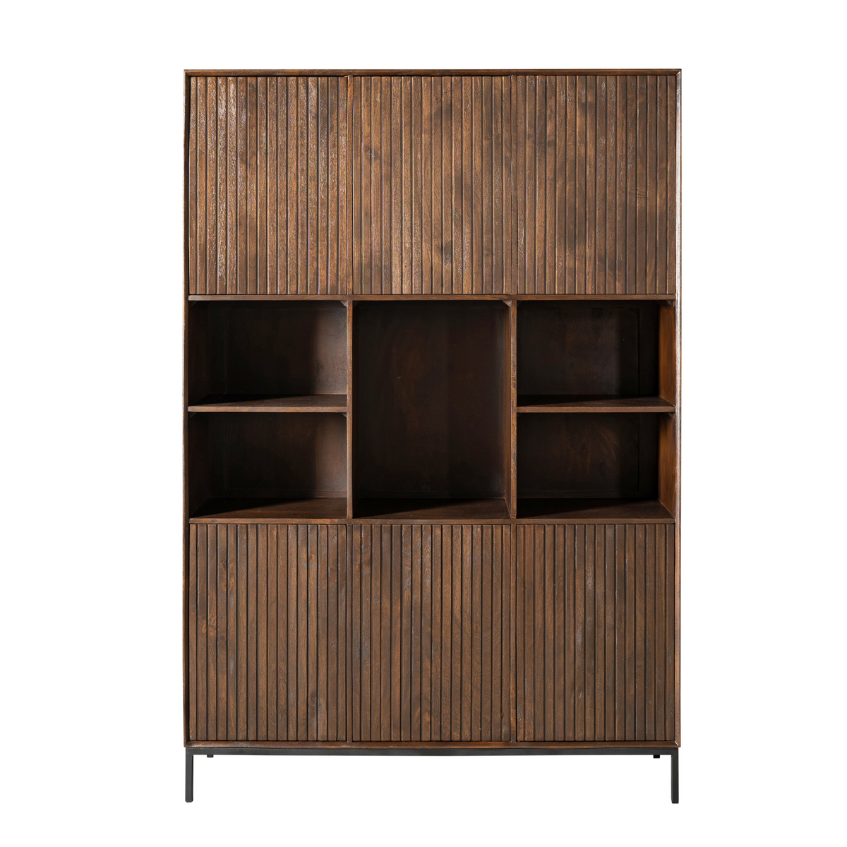 Regal Madison XL Braun Mangoholz 135 cm