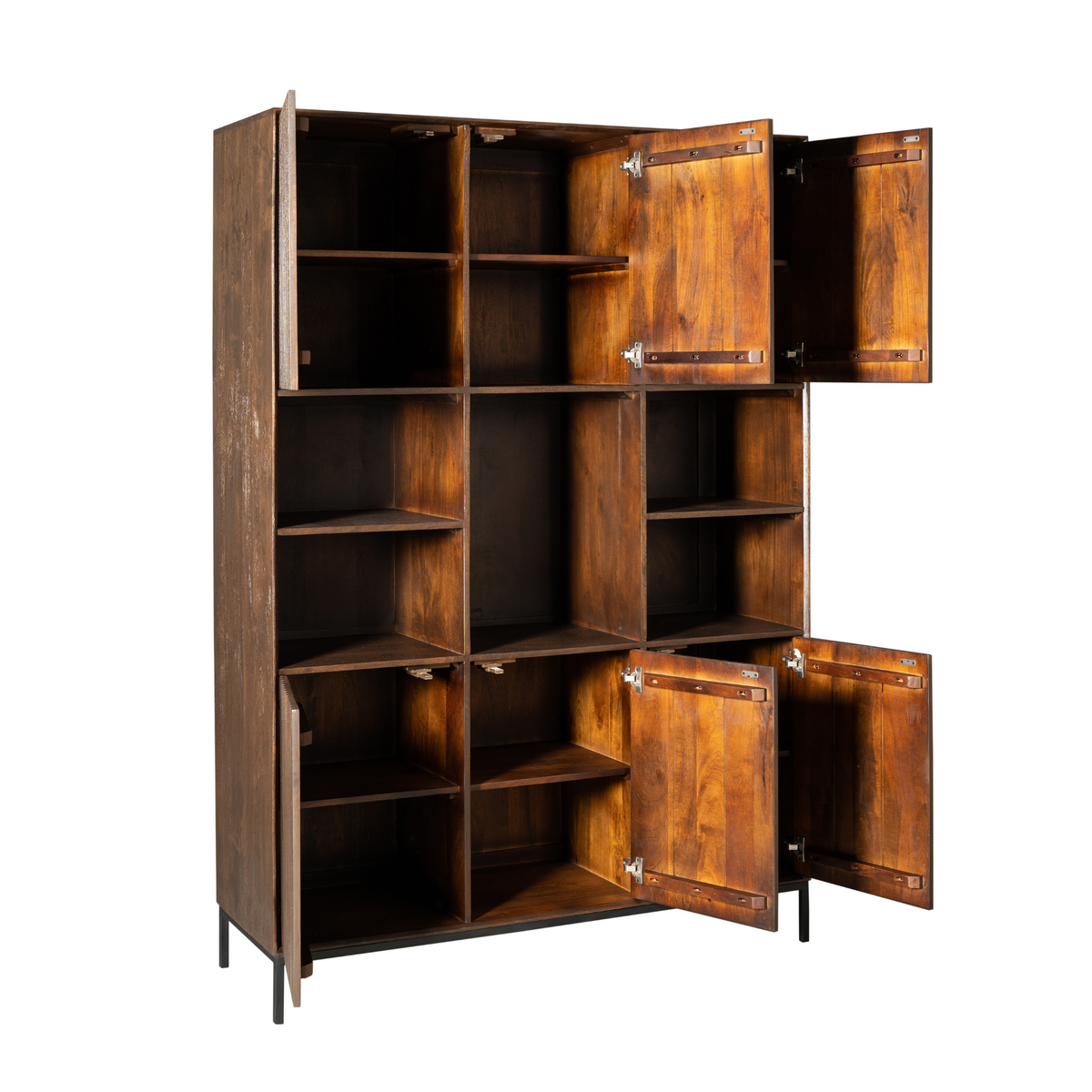 Regal Madison XL Braun Mangoholz 135 cm