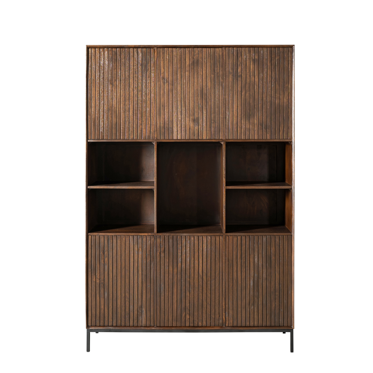 Regal Madison XL Braun Mangoholz 135 cm