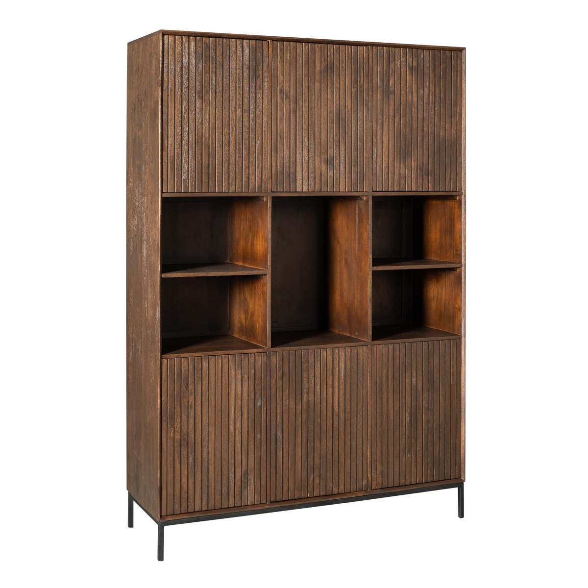 Regal Madison XL Braun Mangoholz 135 cm