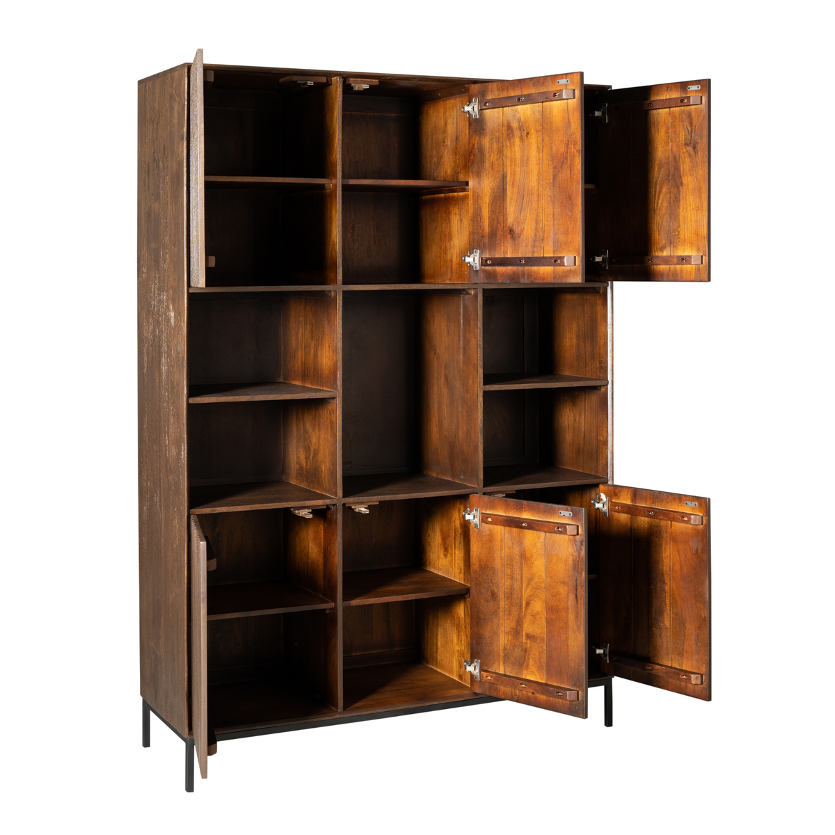 Regal Madison XL Braun Mangoholz 135 cm