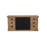 Sideboard Bombay Mangoholz natur massiv Industrial Style 200 cm
