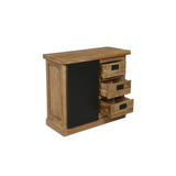 Schrank Bombay Mangoholz natur massiv Industrial Style 100 cm