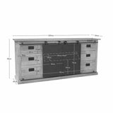 Sideboard Fresno Natur Mangoholz in 2 Größen