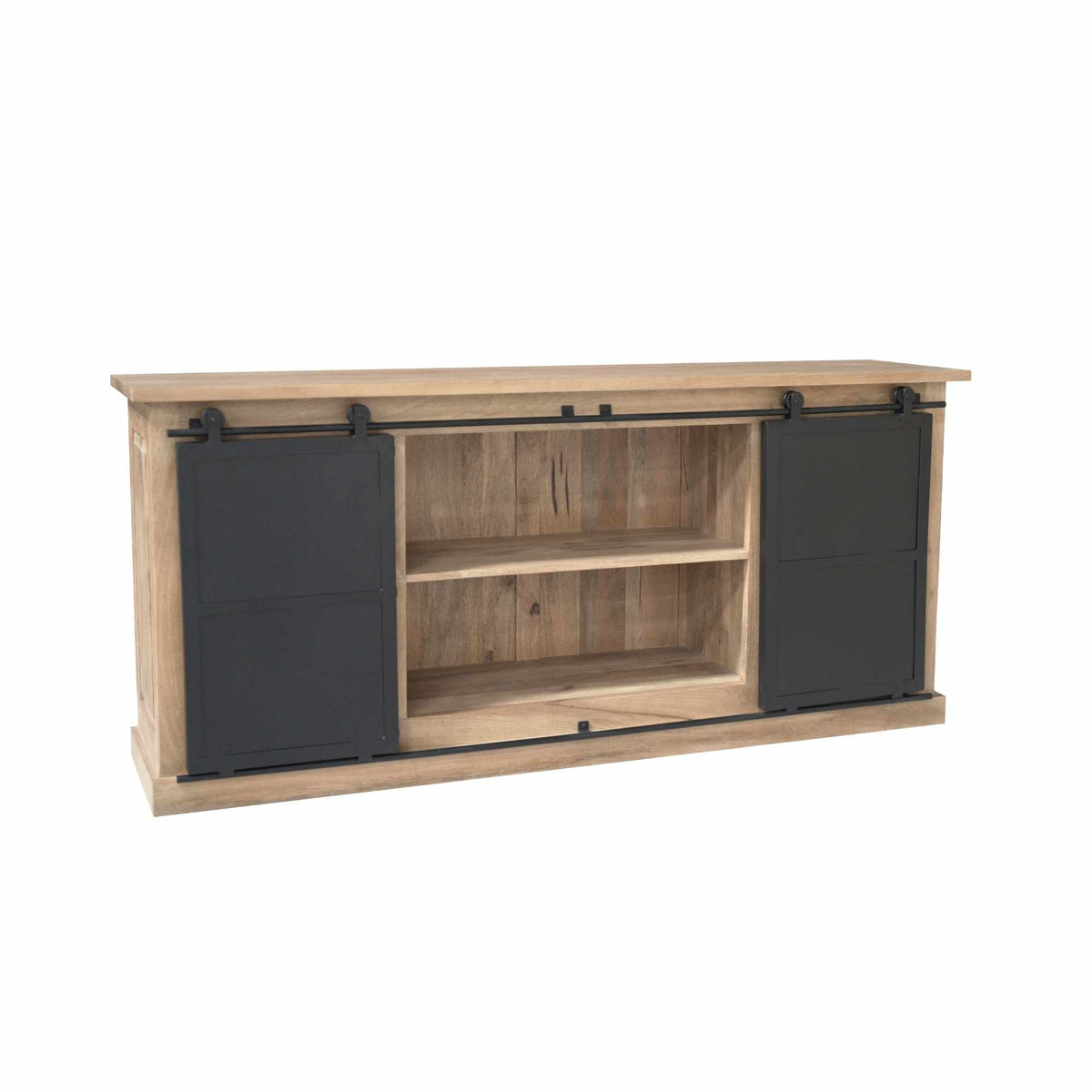 Sideboard Fresno Natur Mangoholz in 2 Größen