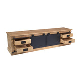 TV-Lowboard Fresno Natur Mangoholz in 2 Größen