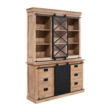 Vitrine Fresno Natur Mangoholz in 3 Größen